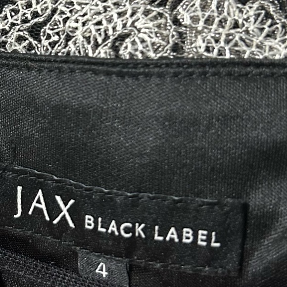 🔸2 for$11🔸 
 Black with Silver Lace Accent Dress - Picture 3 of 8